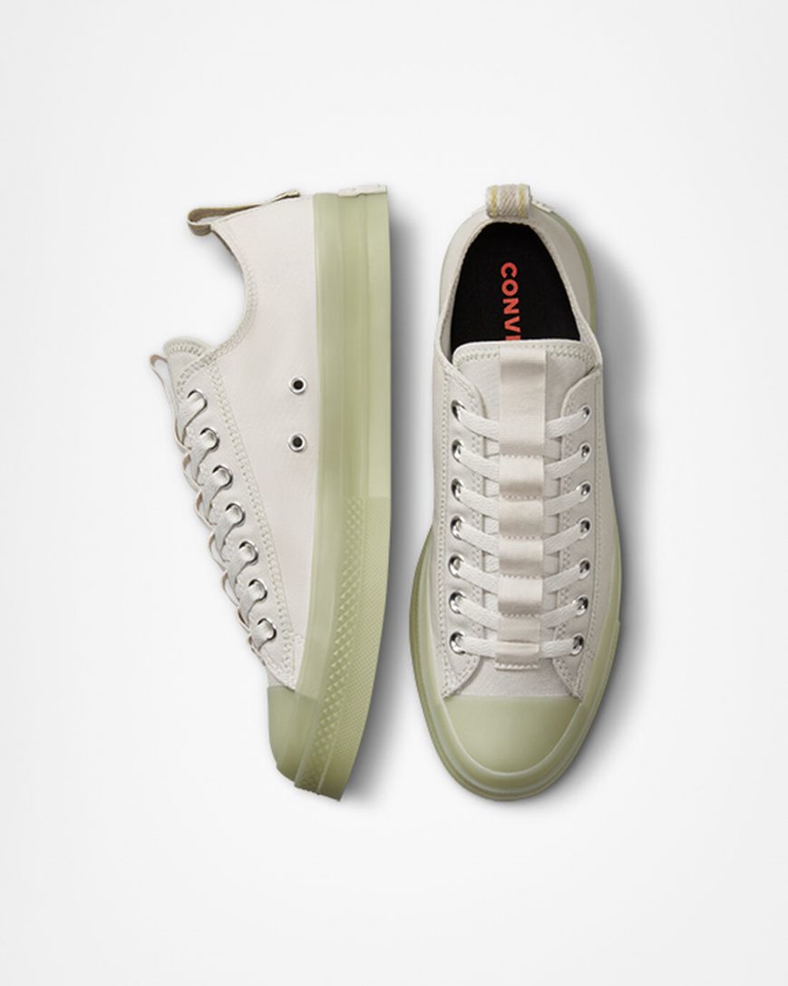 Zapatillas Bajas Converse Chuck Taylor All Star CX Explore Mujer Beige Verde Oliva Plateadas | PE WE7584